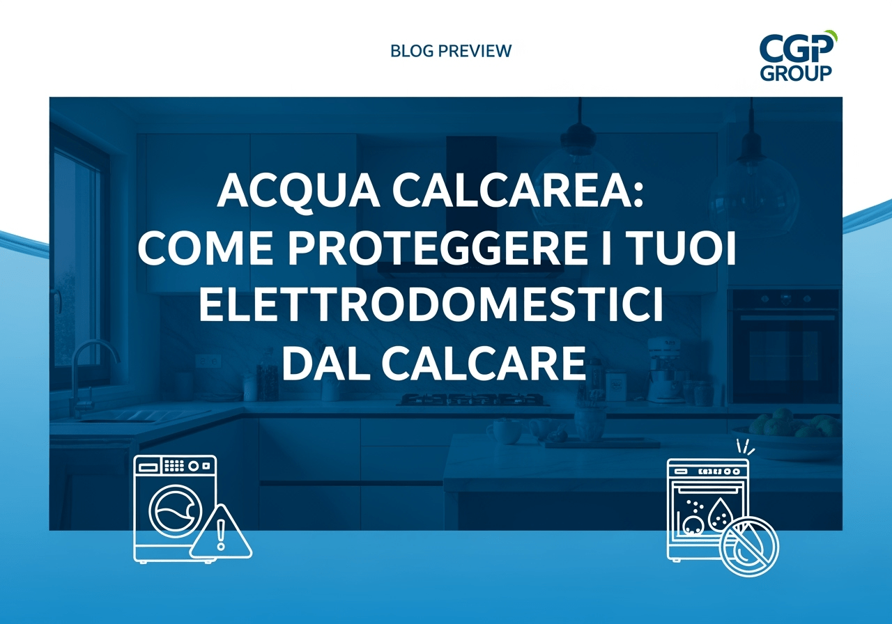 Acqua Calcarea: Come Proteggere i Tuoi Elettrodomestici dal Calcare nel 2025 - Depuratori e Addolcitori Acqua Made in Italy - CGP Group