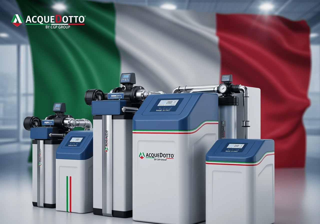 Made in Italy: Perché Scegliere Addolcitori Italiani per la Tua Casa - Depuratori e Addolcitori Acqua Made in Italy - CGP Group