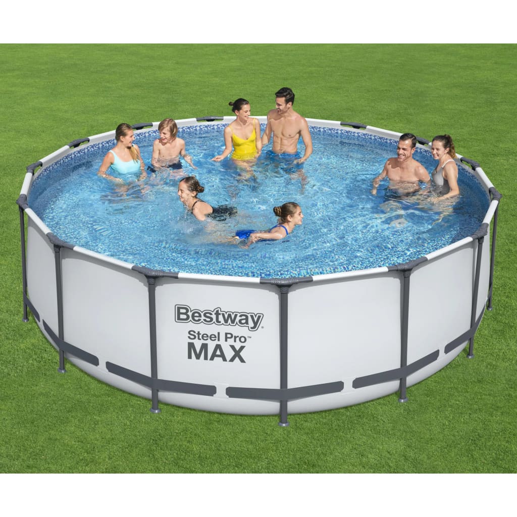 Set Piscina Fuori Terra Steel Pro MAX Rotonda 457x122 cm
