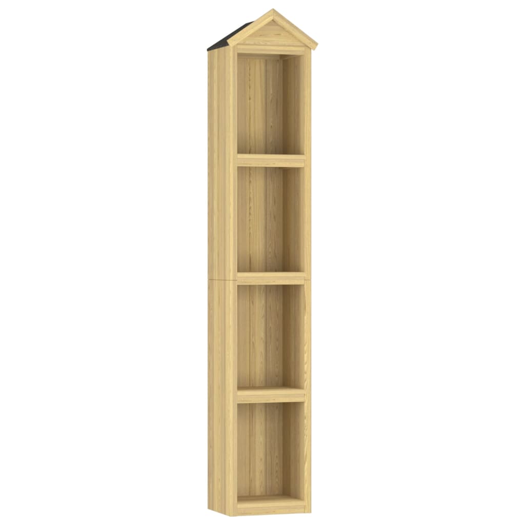 Capanno per Attrezzi da Giardino 40x33x222cm in Pino Impregnato
