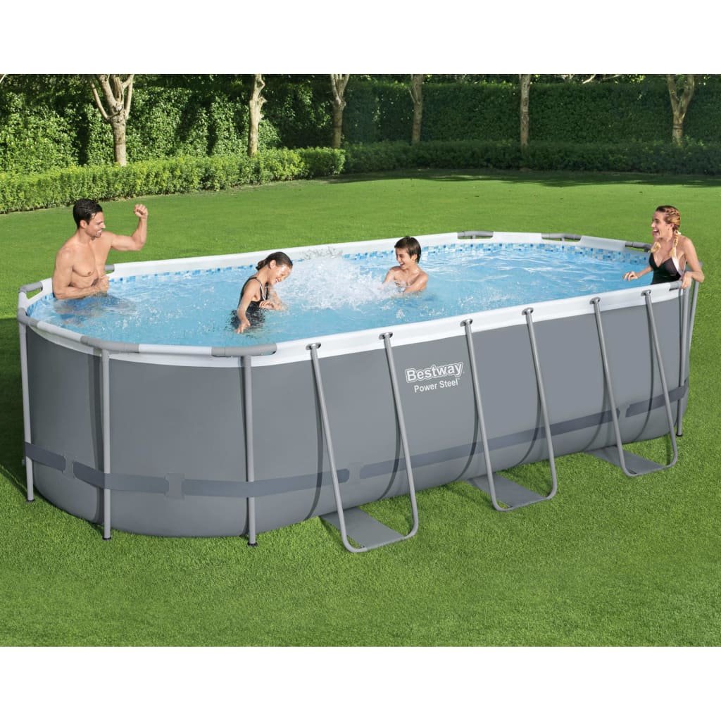 Piscina Fuori Terra Ovale Power Steel 549x274x122 cm