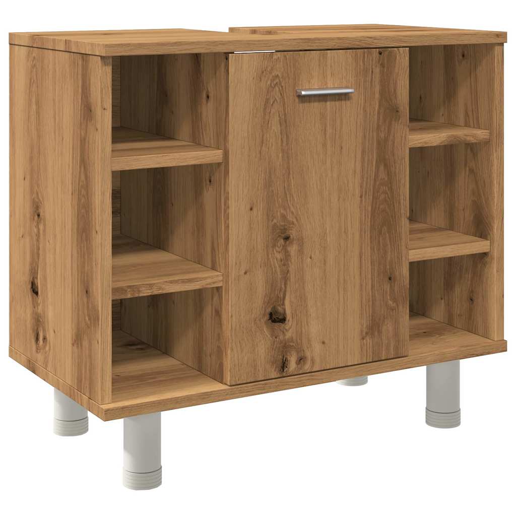 Armadietto Bagno Artigianale 60x32x53,5 cm Legno Multistrato