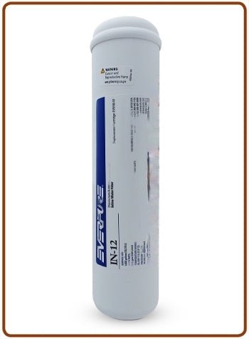 Everpure IN-12 GAC anticalcare filtro in linea 1/4" FPT 2,5"x12"