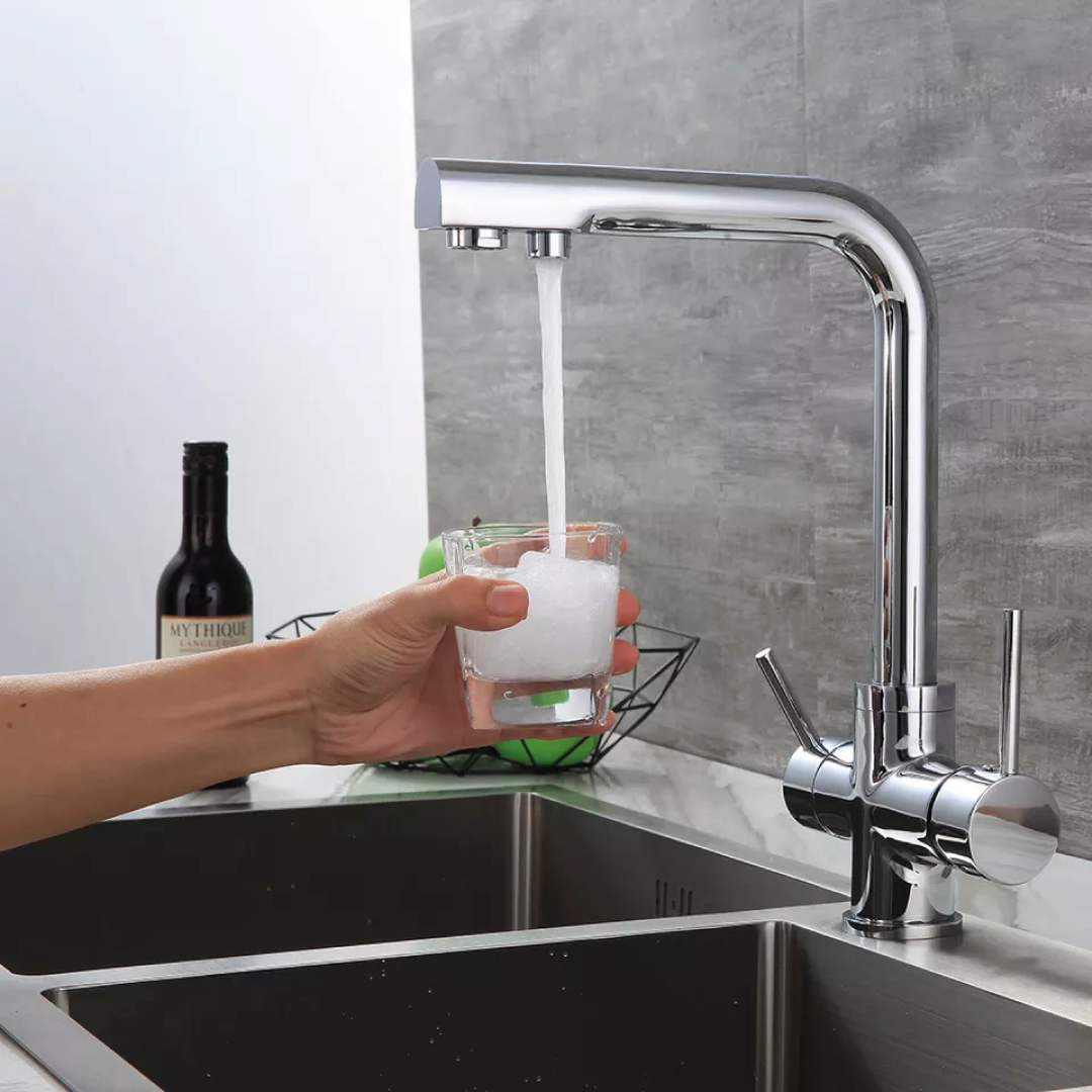 Rubinetto da Cucina 4 vie 3/8″ – Cromo