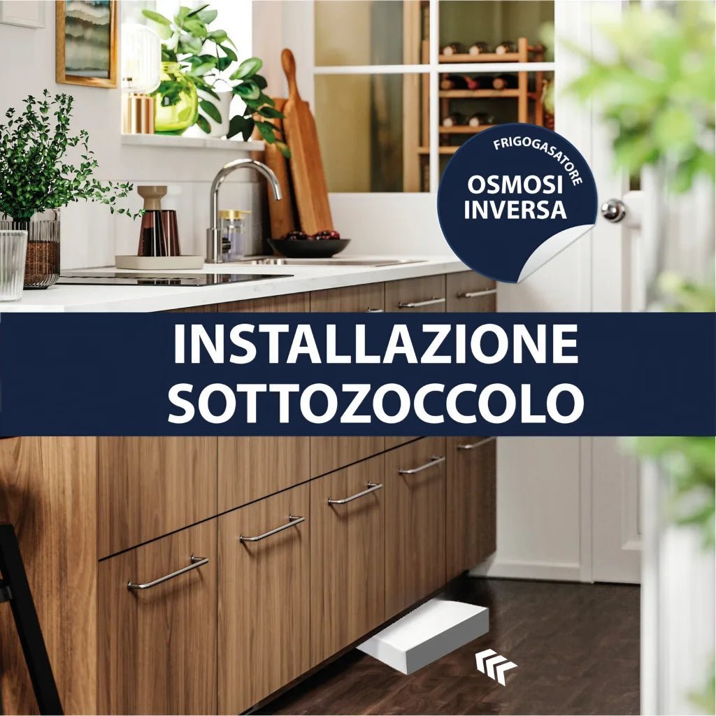 Alaska Slim Osmosi Inversa - Depuratore Acqua Liscia, Gassata e Fredda diretta sottozoccolo