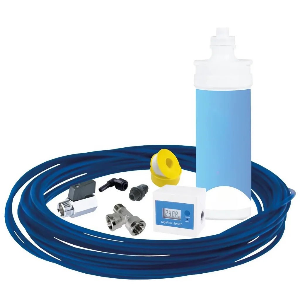 Atena Dispenser Acqua Refrigerata a Colonna con Filtrazione, Bianco – 2 vie Liscia ambiente e fredda