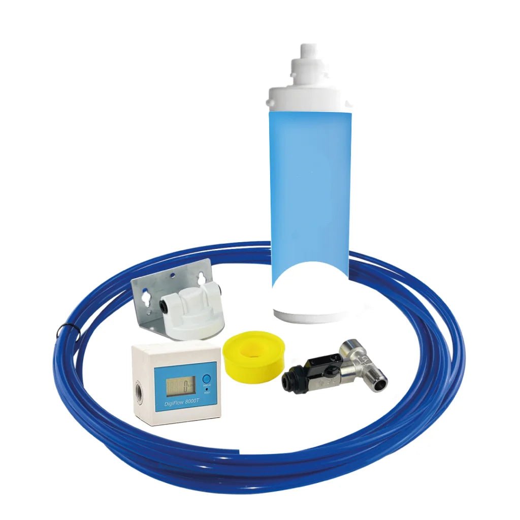 Atena Dispenser Acqua Refrigerata a Colonna con Filtrazione, Nero – 3 vie Liscia ambiente, fredda e gassata