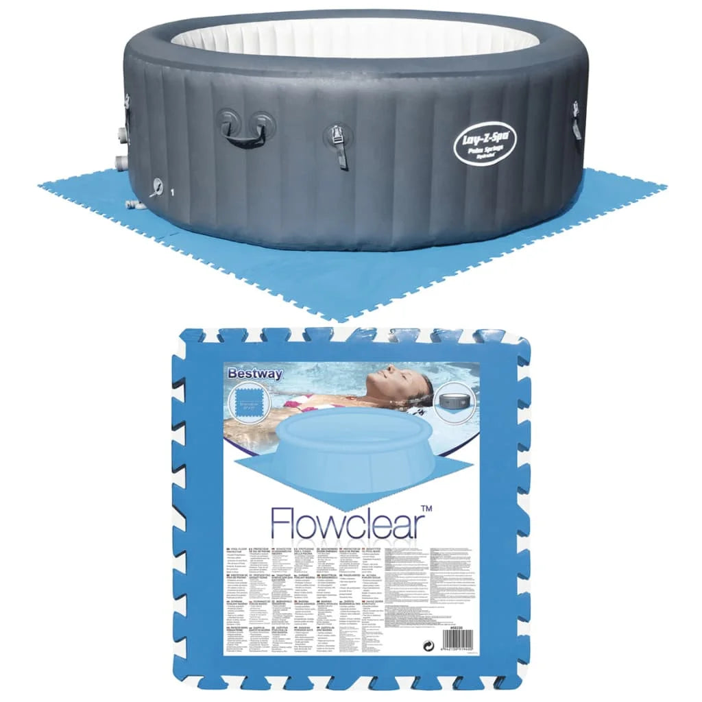 Bestway Protezioni per il Pavimento della Piscina 8 pz Blu