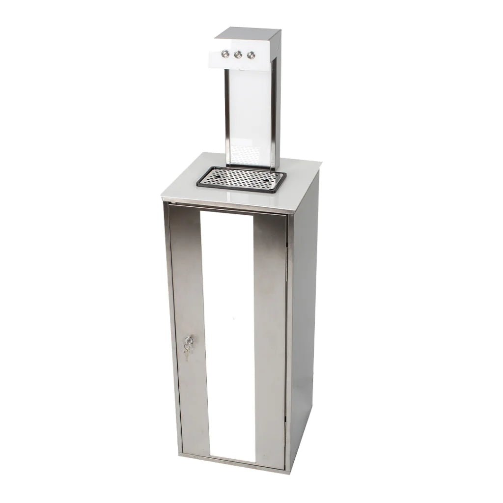 CGP Aqua Plus Dispenser Acqua Refrigerata a colonna con Filtrazione 50lt./h – 3 vie acqua fredda, ambiente e gasata