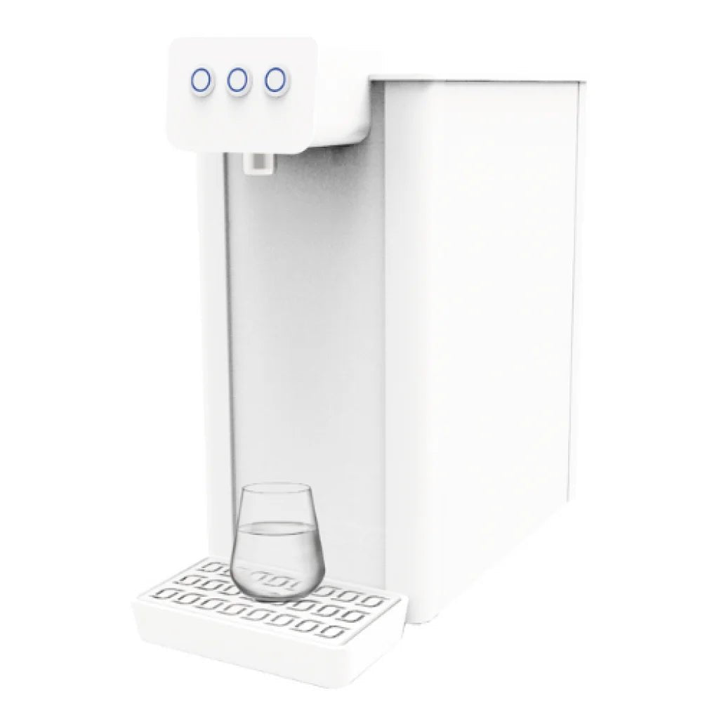 CGP Iseo Water Chiller with Overcounter Filtration 25Lt/h. White – 3 Way Smooth ambient, cold and sparkling