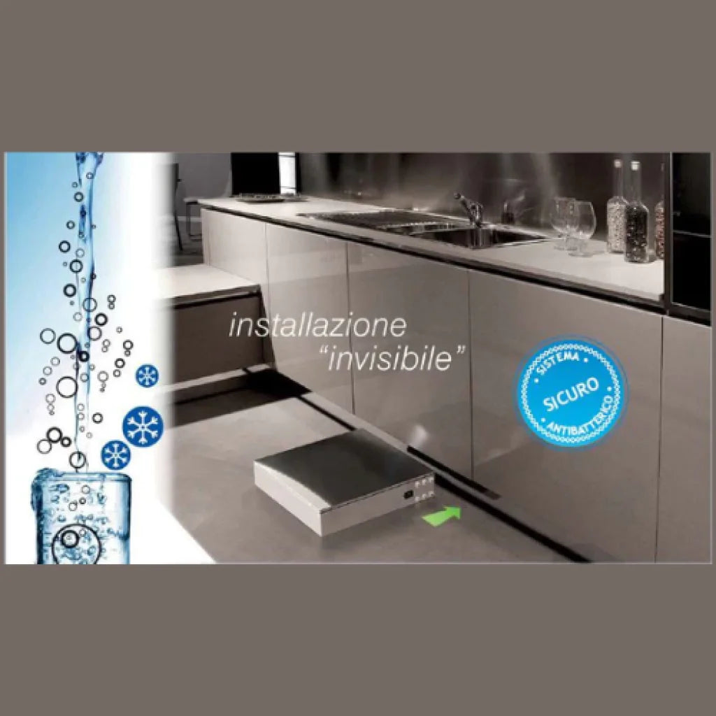 Depuratore Microfiltrazione liscio frizzante e freddo ADA