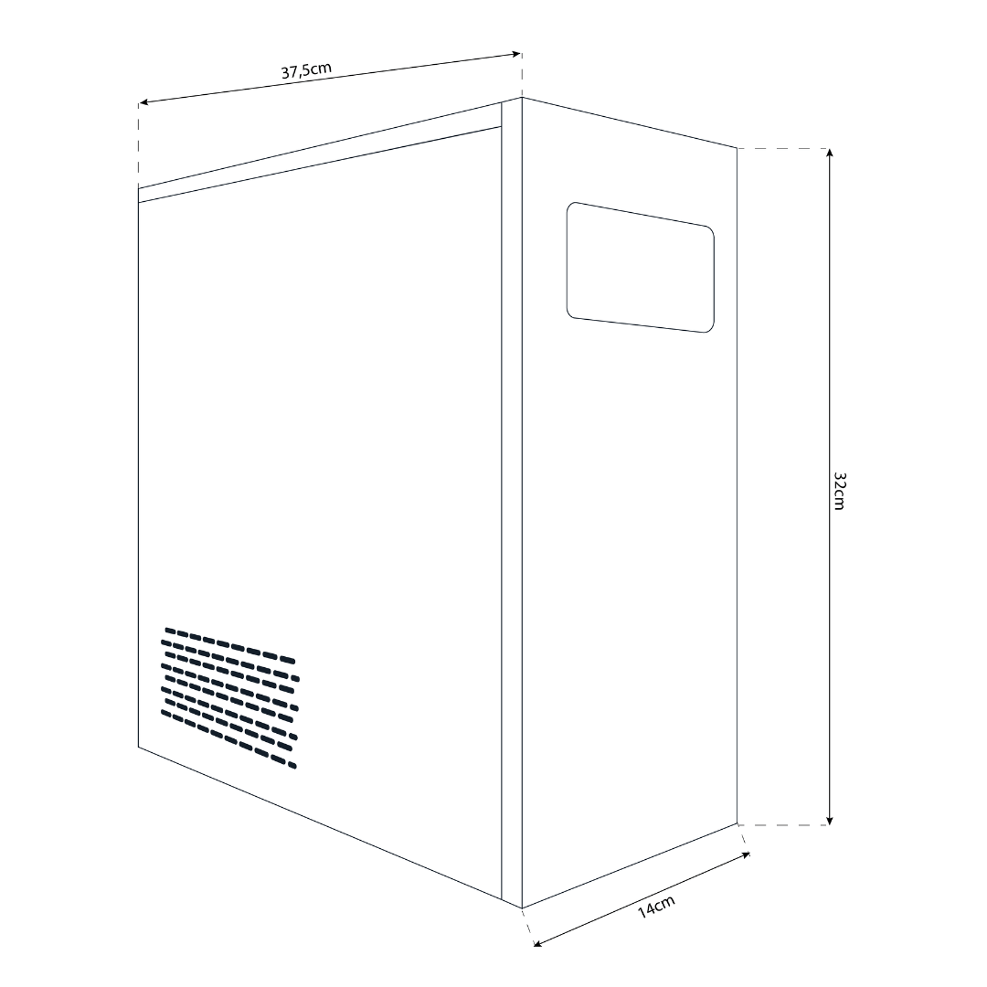 Depuratore Ice Box Refrigeratore acqua con Filtrazione 5Lt/h. Sottolavello – 2 vie, Liscia e Fredda