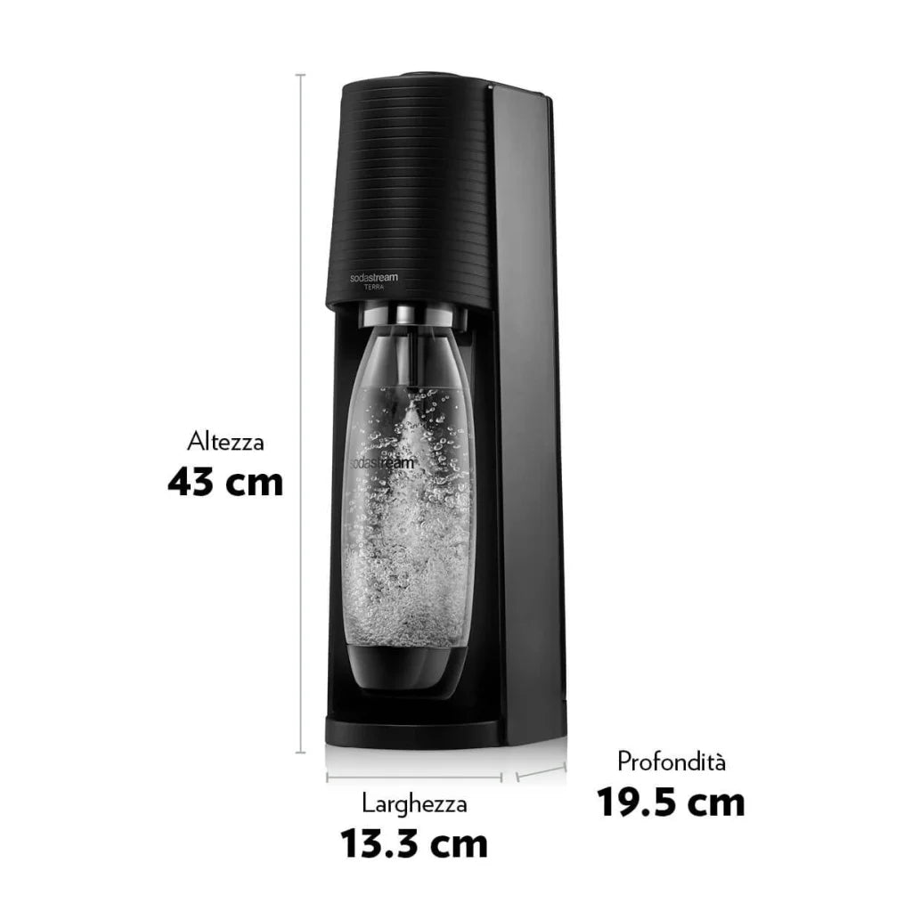 Gasatore Acqua frizzante Sodastream Gasatore Terra – Nero -