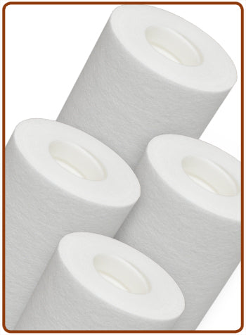 CARTUCCIA FILTRO IONICORE 10" POLIPROPILENE SOFFIATO - 1/5/10/20/50 MICRON | SEDIMENTI E IMPURITÀ