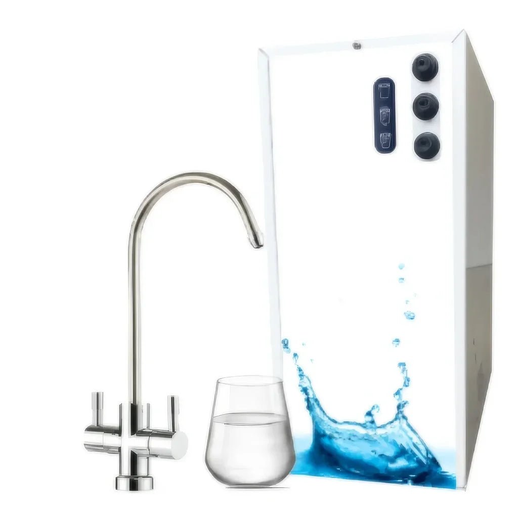 Neptune Refrigeratore acqua con Filtrazione 15Lt/h. Sottolavello – 3 vie, Liscia, Gassata e Fredda