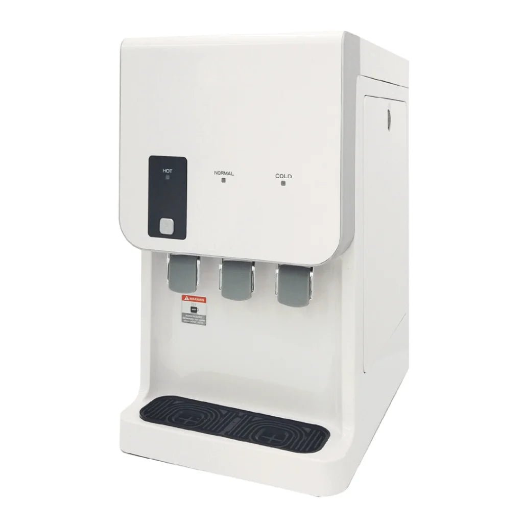 Ocean Dispenser Acqua Refrigerata Soprabanco con Osmosi Inversa – 3 vie acqua fredda, ambiente e calda