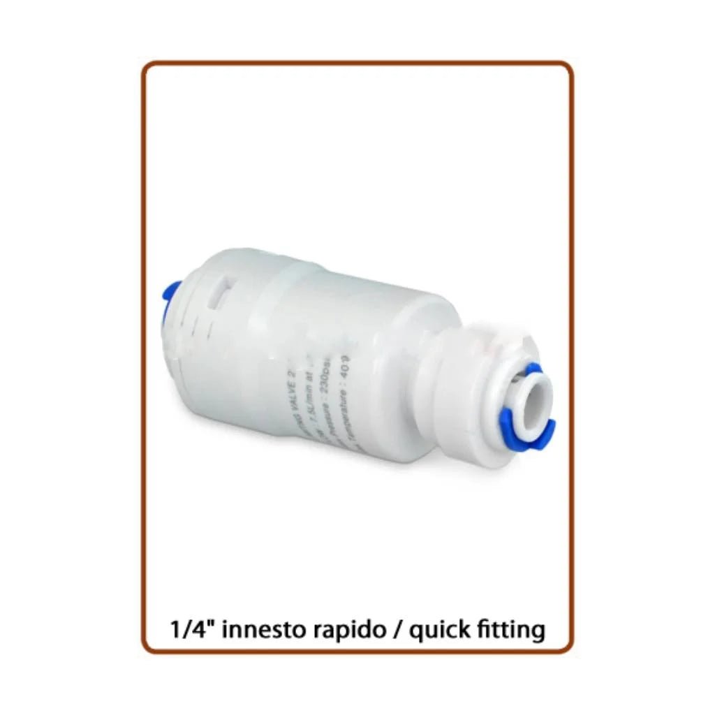 Pacchetto Installazione Valvola limitatore di Pressione Acqua Innesto Rapido (1/4’ + 3/8’)