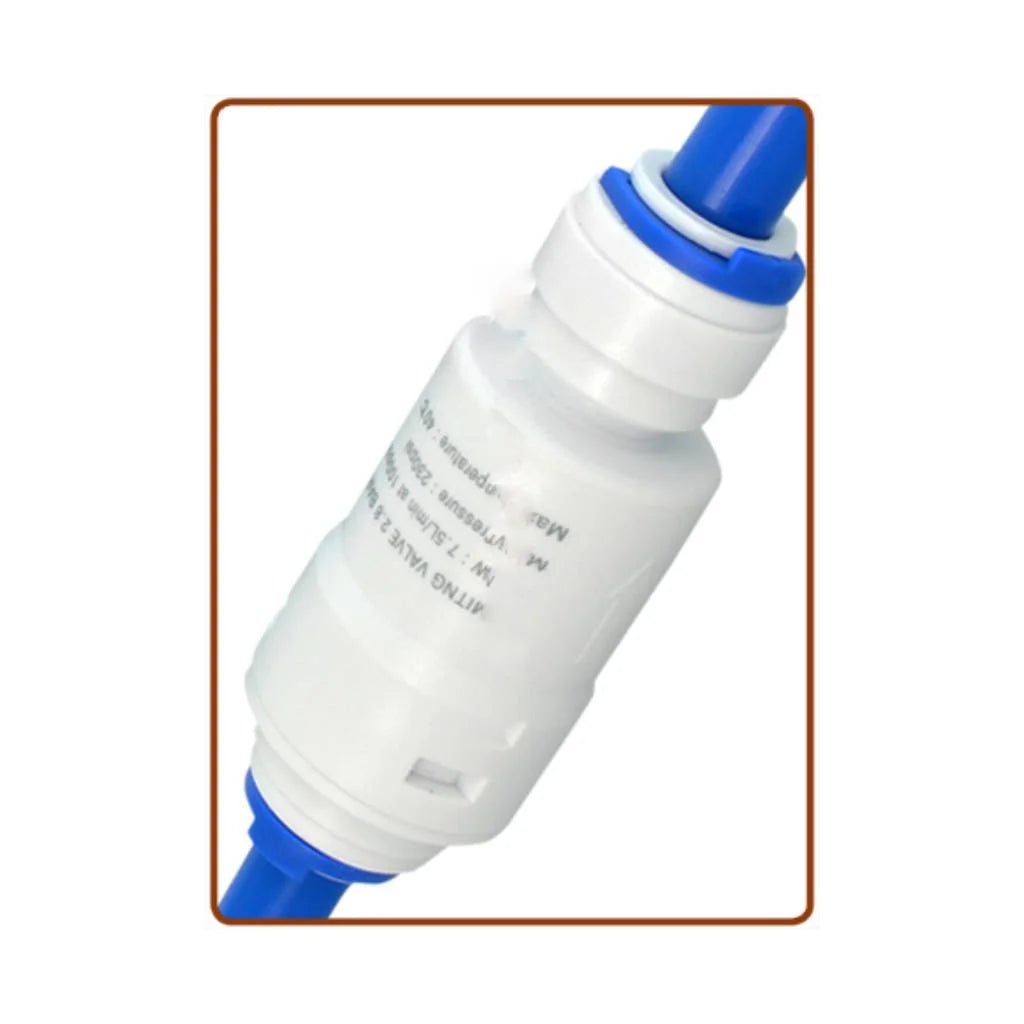 Pacchetto Installazione Valvola limitatore di Pressione Acqua Innesto Rapido (1/4’ + 3/8’)