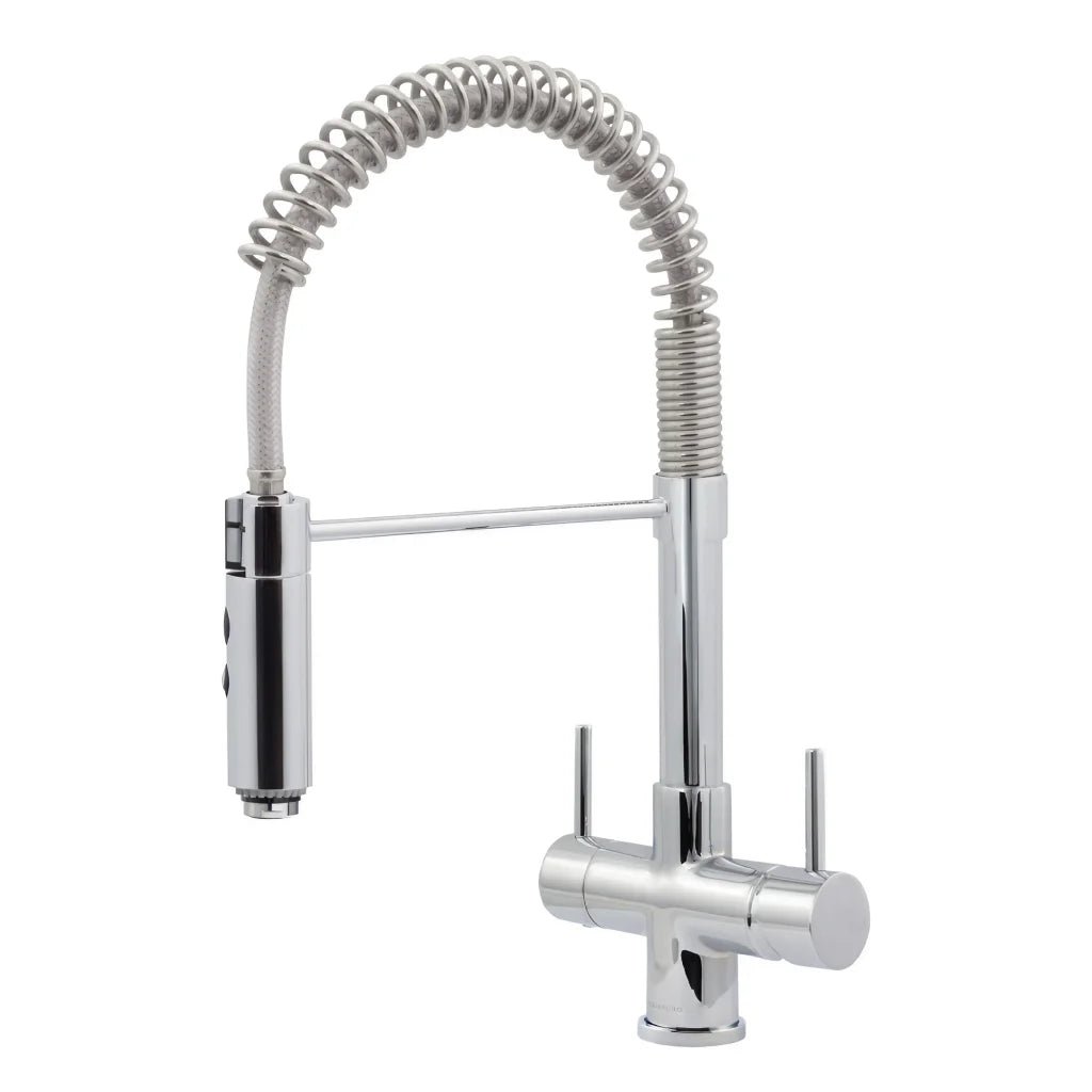 Rubinetto da Cucina a Molla 5 vie 3/8” Cromo