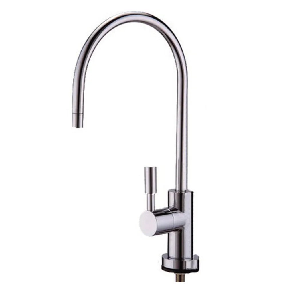 Rubinetto di prelievo 1 via senza metalli pesanti per depuratori 1/4” Cromo