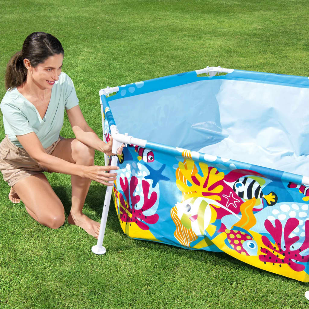 Bestway Piscina per Bambini Fuori Terra Pro Anti UV Acciaio 183x51cm