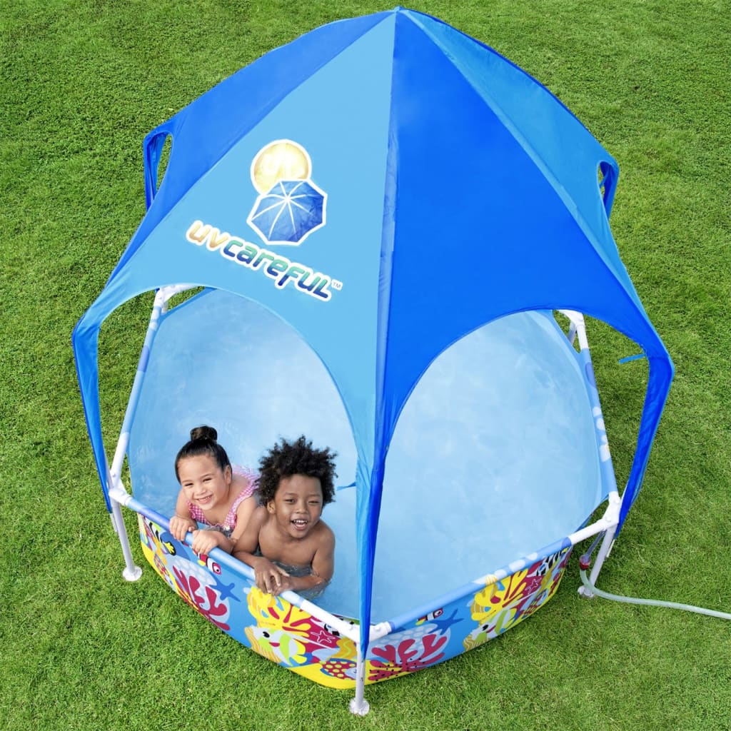 Bestway Piscina per Bambini Fuori Terra Pro Anti UV Acciaio 183x51cm