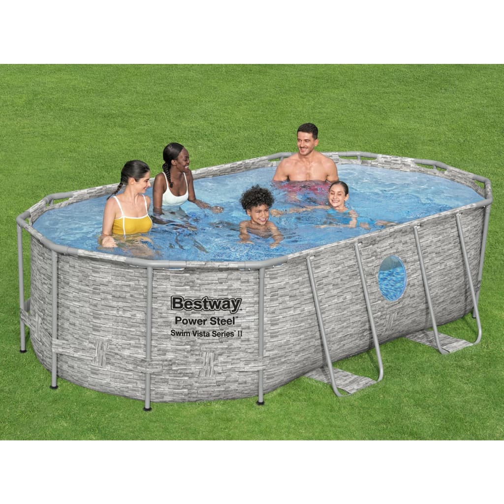 Set Piscina Power Steel 427x250x100 cm