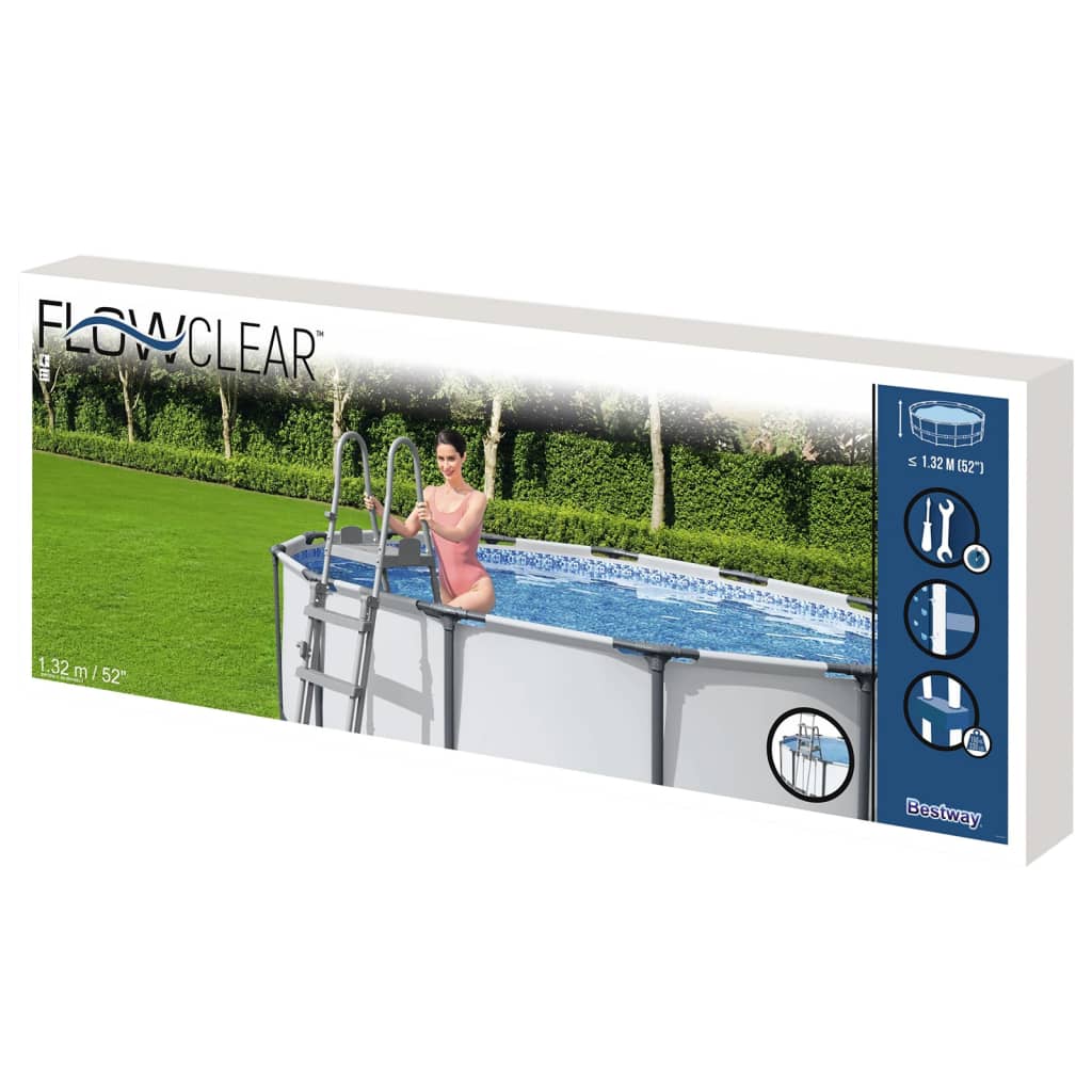 Scaletta per Piscina Flowclear a 4 Gradini 132 cm