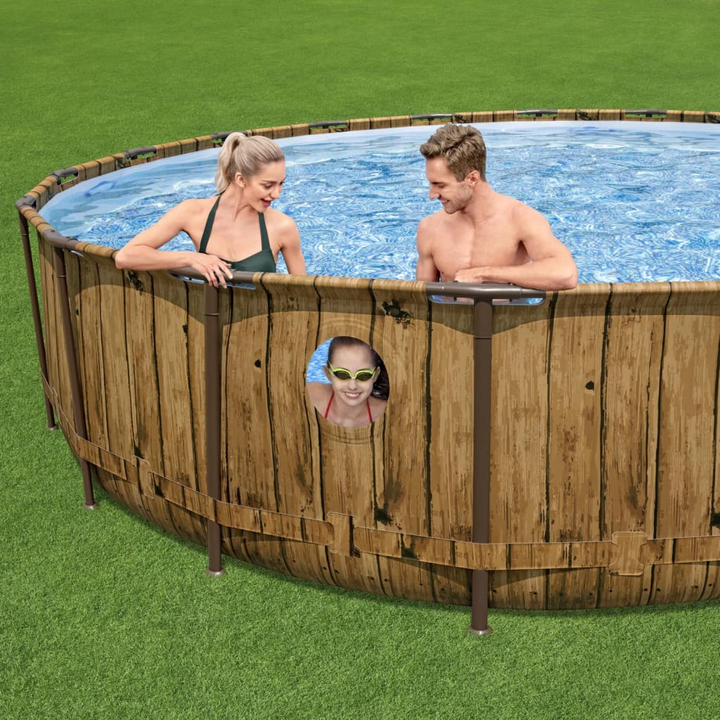 Set Piscina Power Steel 549x122 cm