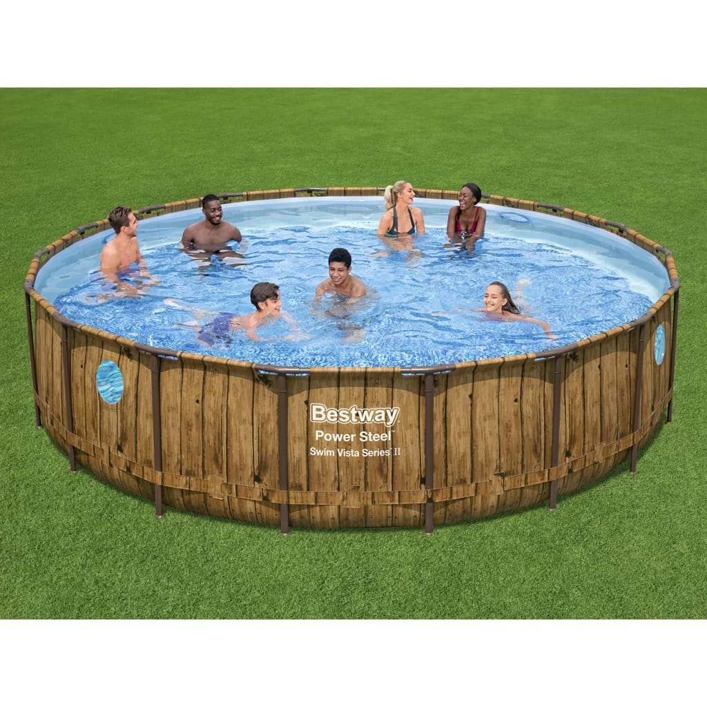 Set Piscina Power Steel 549x122 cm