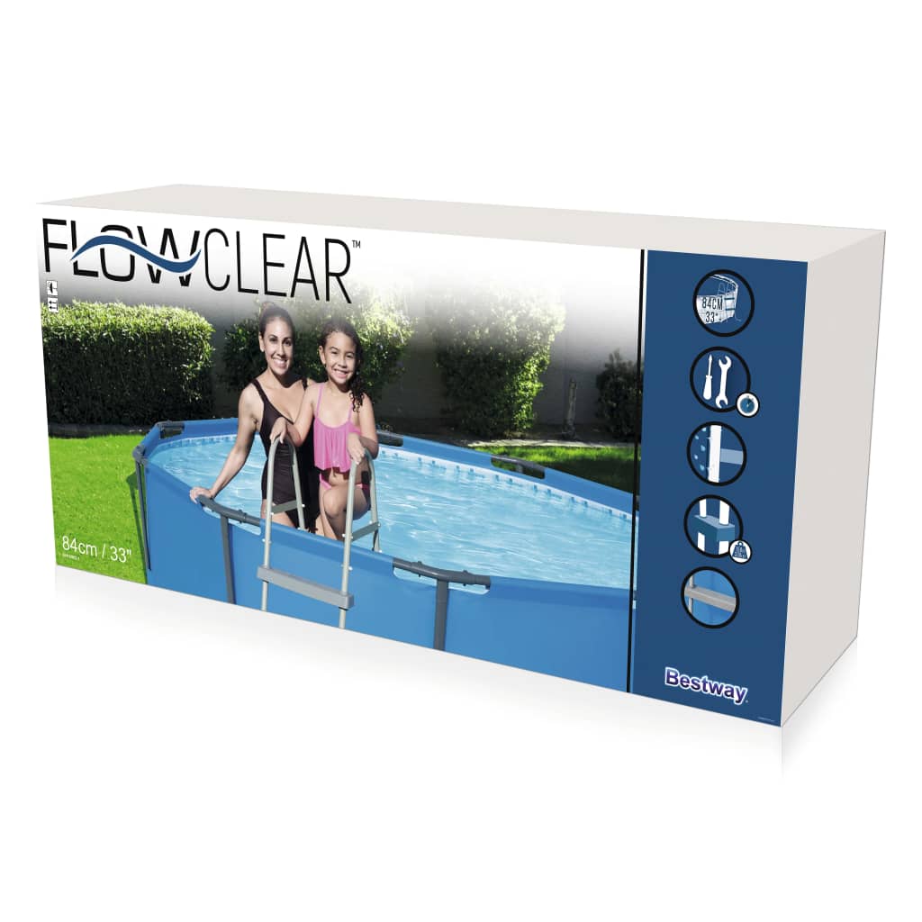 Scaletta per Piscina a 2 Gradini 84 cm 58430