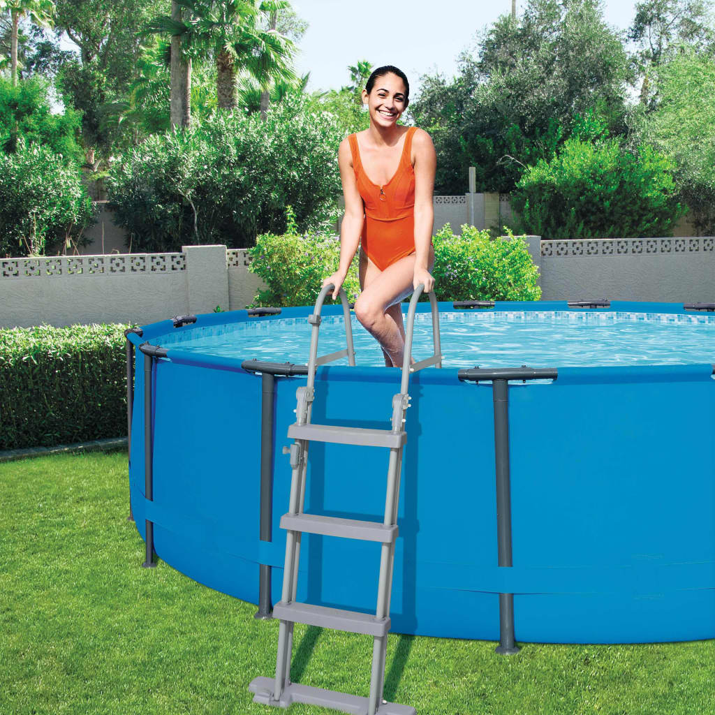 Scaletta per Piscine a 4 Gradini Flowclear 122 cm 58331