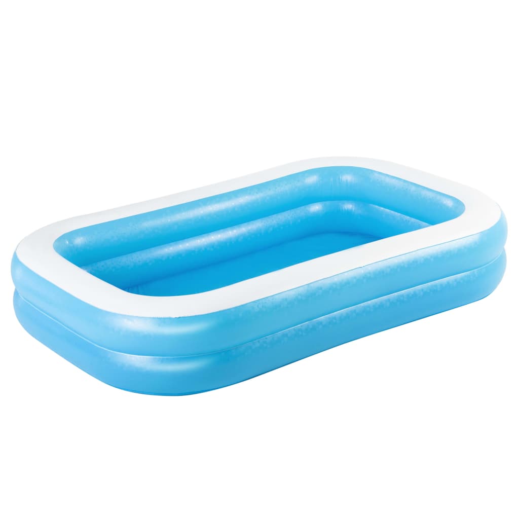 Bestway Piscina Gonfiabile Rettangolare 262x175x51 cm Blu e Bianca