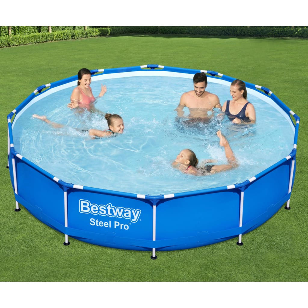 Piscina con Telaio Steel Pro 366x76 cm