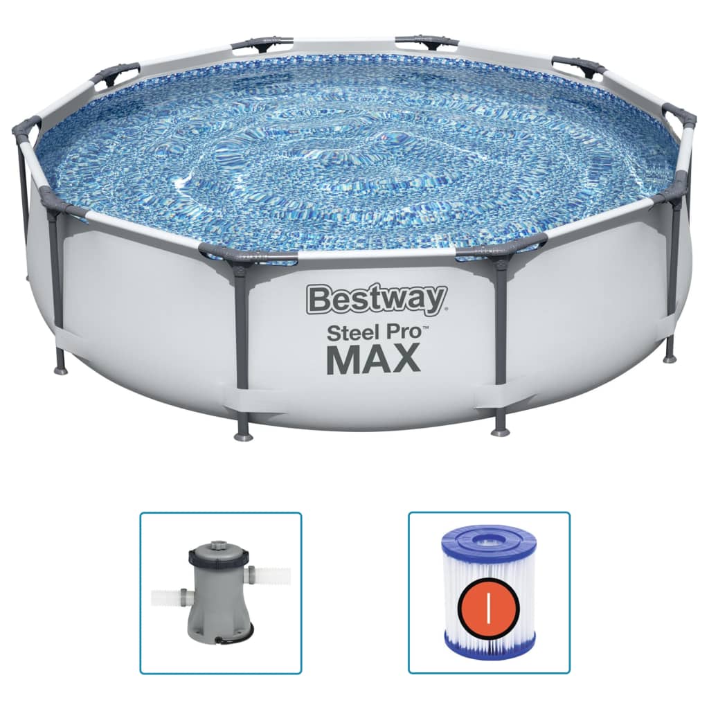 Set Piscina Steel Pro MAX 305x76 cm