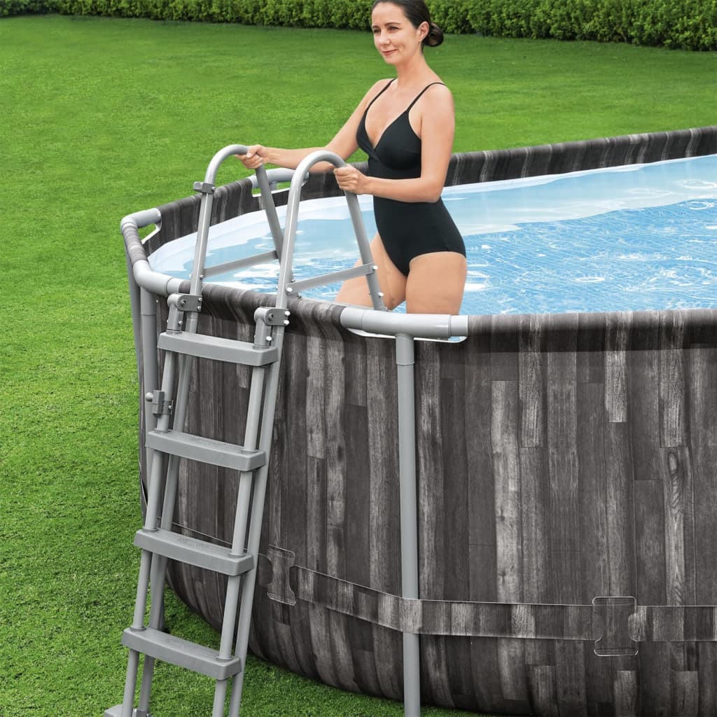 Set Piscina Ovale 7,32x3,66x1,22 m