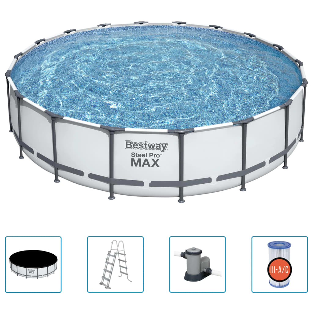 Steel Pro MAX Set Piscina 549x122 cm