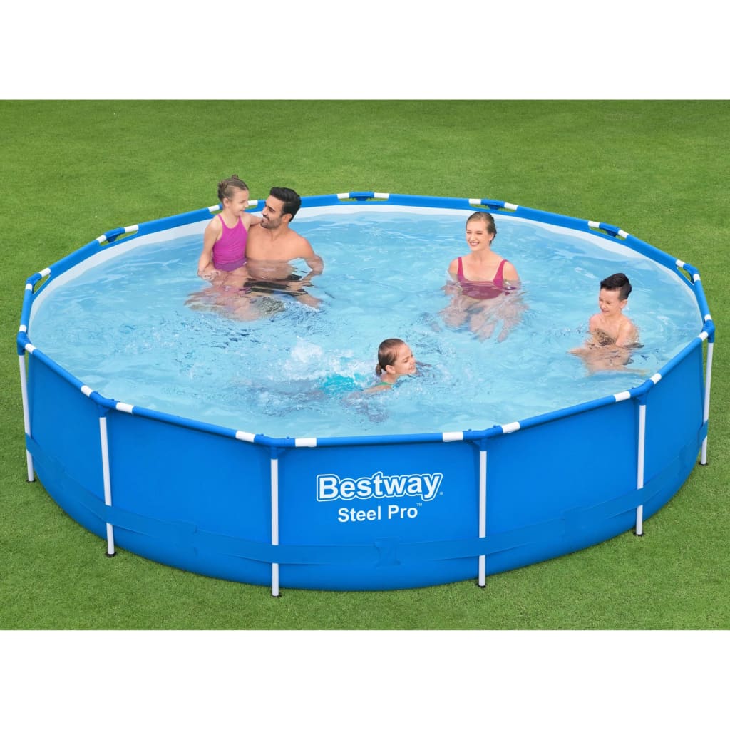 Steel Pro Telaio Piscina 396x84 cm