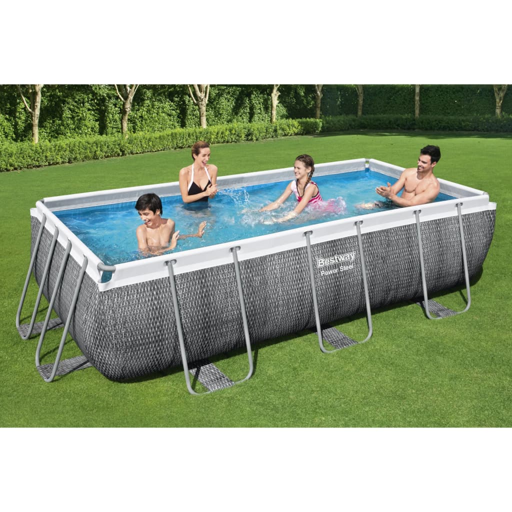 Set Piscina Power Steel 404x201x100 cm