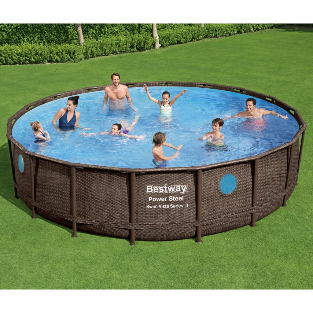 Set Piscina Power Steel 549x122 cm
