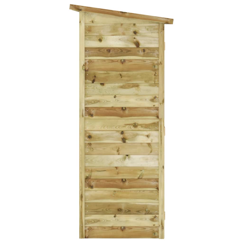 Capanno Attrezzi da Giardino in Pino Impregnato 182x76x175 cm