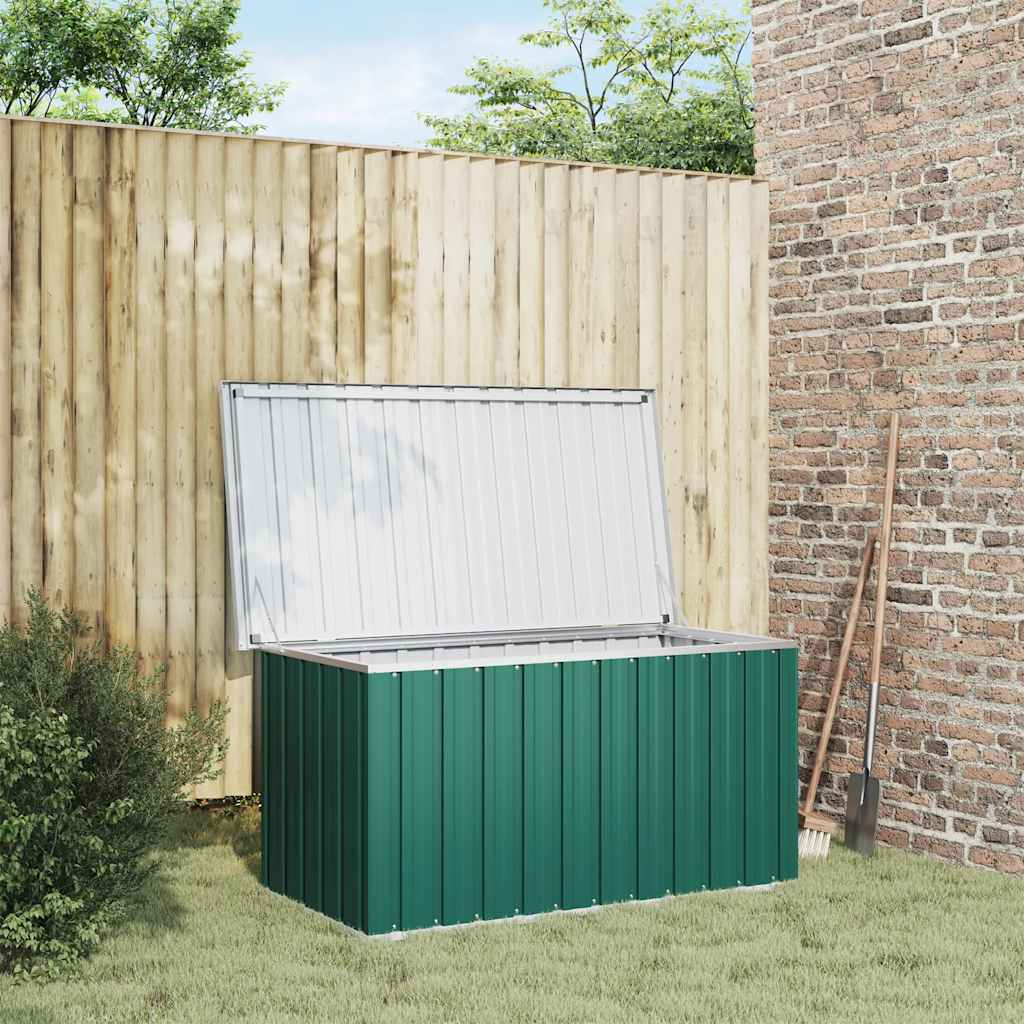 Baule da Giardino Verde 129x67x65 cm