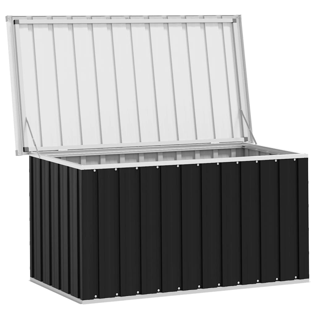 Baule da Giardino Antracite 129x67x65 cm