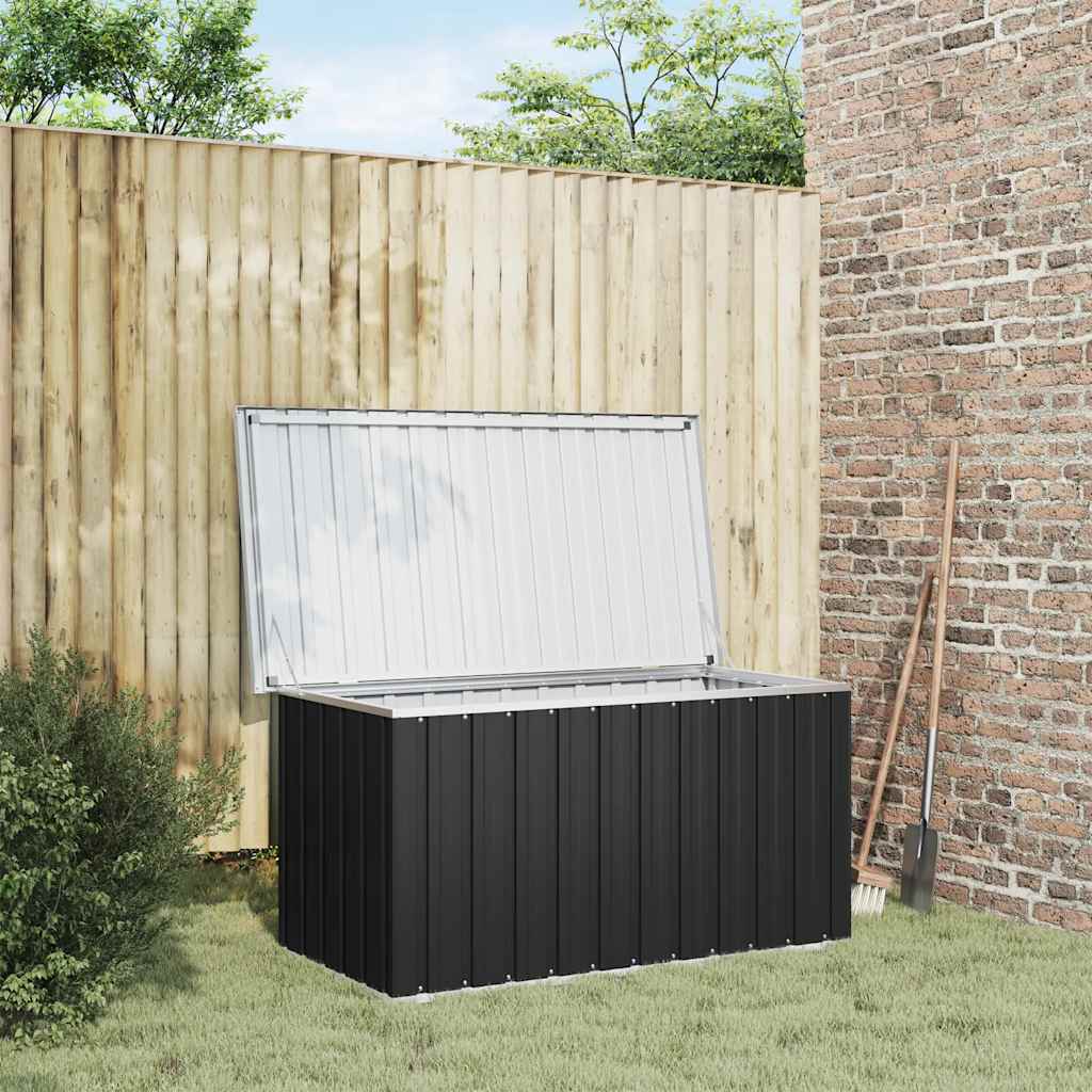 Baule da Giardino Antracite 129x67x65 cm