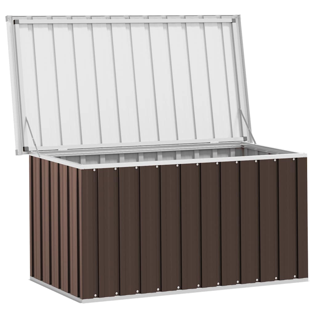 Baule da Giardino Marrone 129x67x65 cm