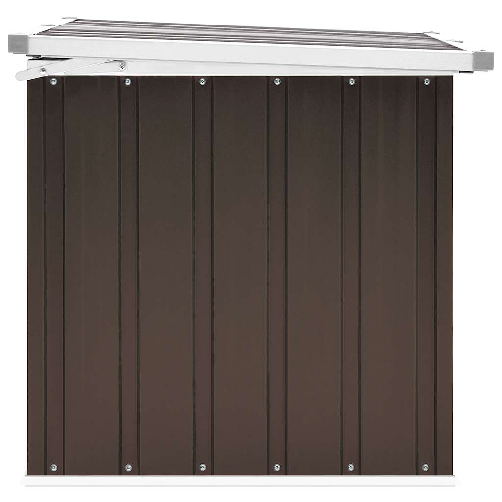 Baule da Giardino Marrone 129x67x65 cm