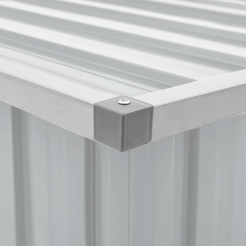 Baule da Giardino Grigio 149x99x93 cm