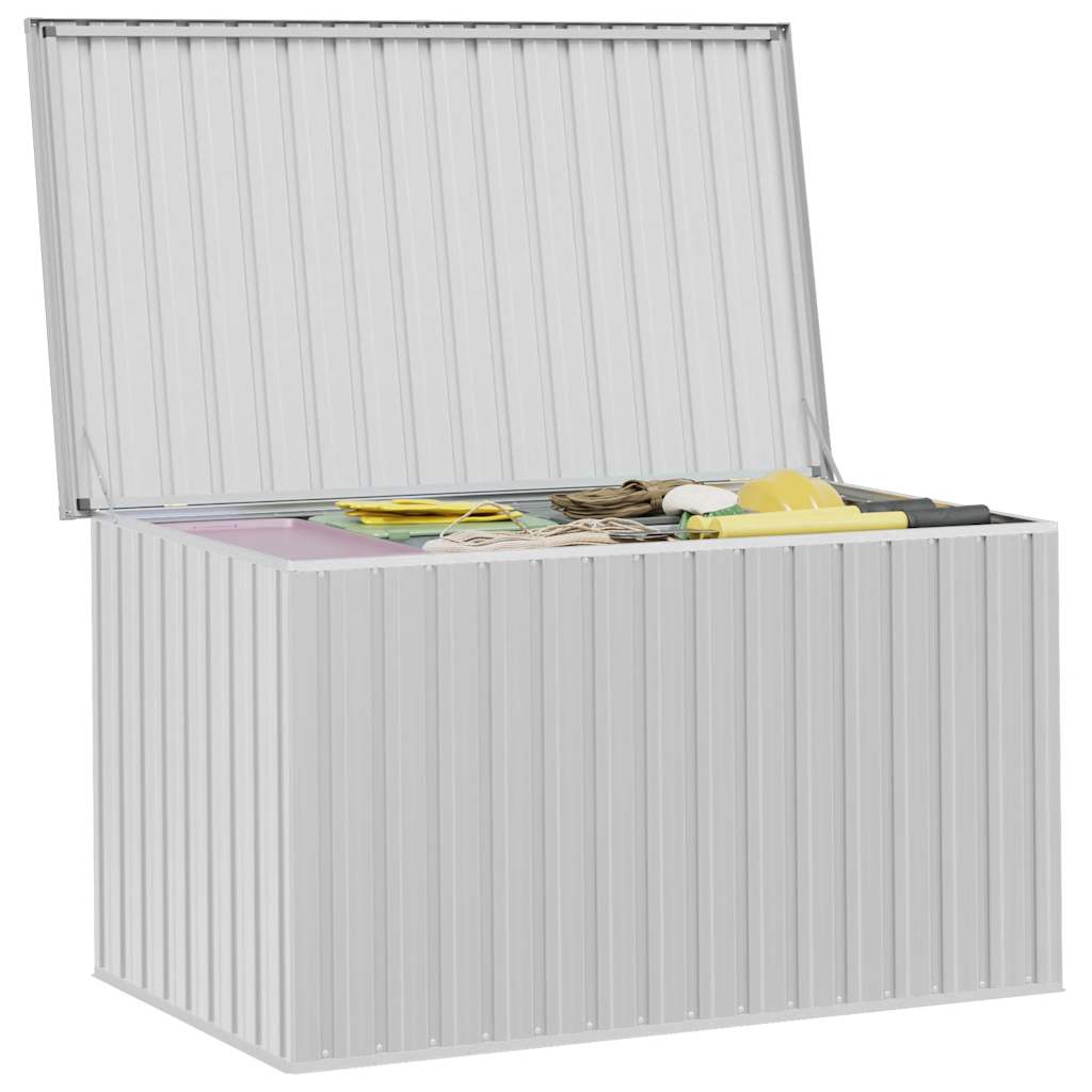 Baule da Giardino Grigio 171x99x93 cm