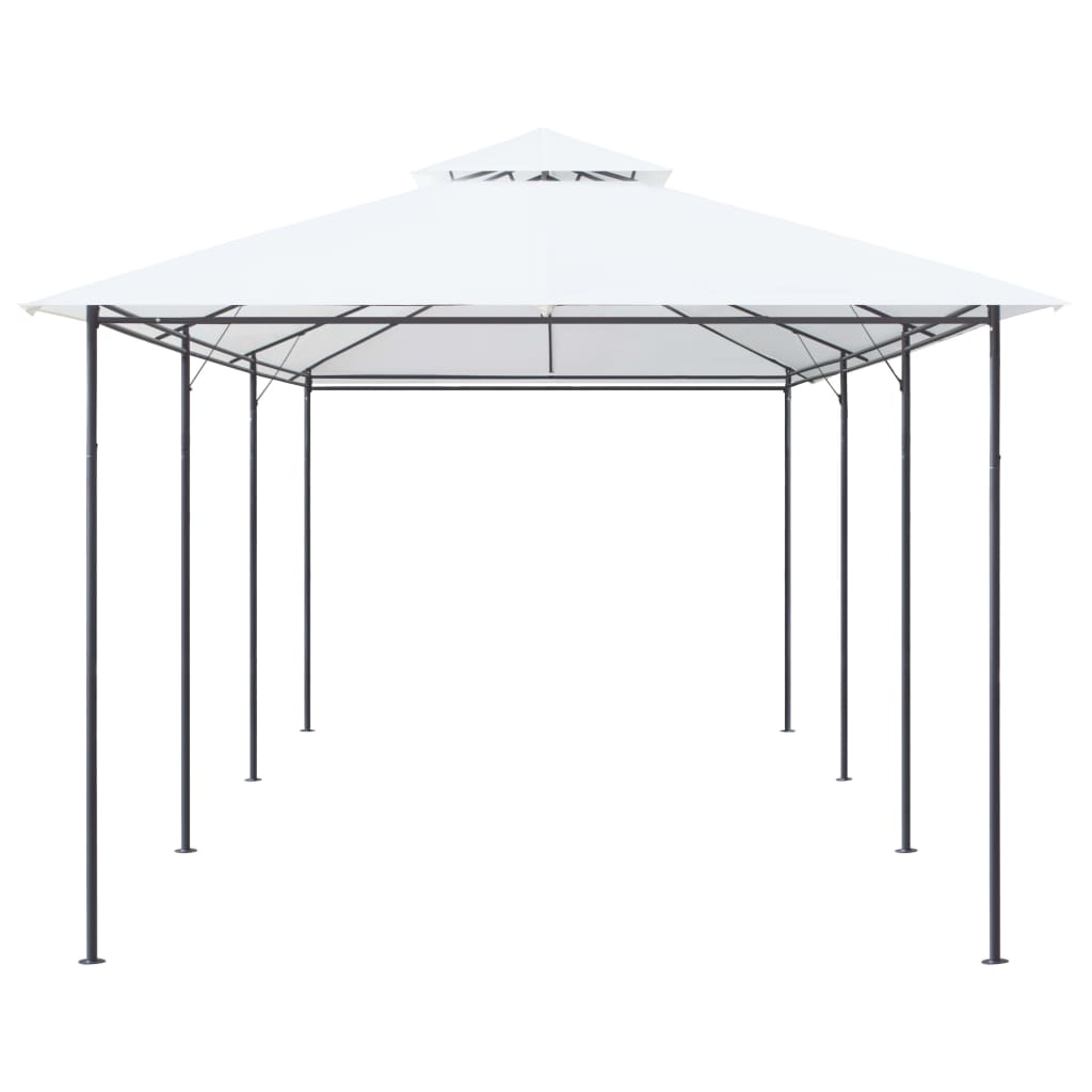 Gazebo 600x298x270 cm Bianco 180g/m²