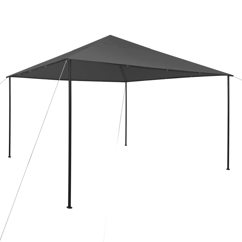 Gazebo da Giardino 4x4x3 m Antracite 180 g/m²